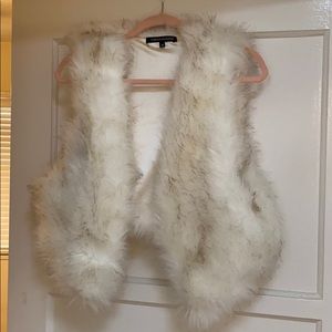 White cropped for vest size medium